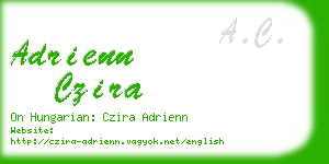 adrienn czira business card